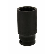 Galvutė ilga smūginė plonasienė 12 kampų | 12,5 mm (1/2") | 34 mm (KR121034)