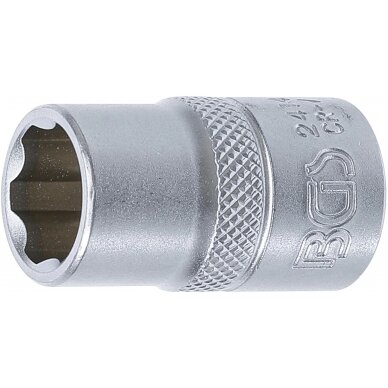 Galvutė šešiakampė | Super Lock | 12.5 mm (1/2") | 14 mm (2414)