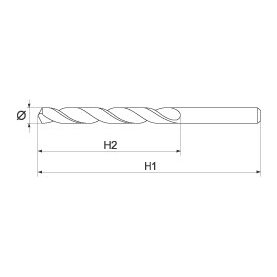 Grąžtas metalui | HSS-Cobalt | 4.8 mm (YT-4048) 3