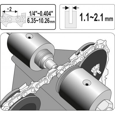 Grandininio pjūklo grandinės kniedijimo staklės (YT-84970) 4