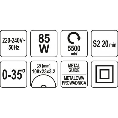 Grandinių galandymo staklės elektrinės (YT-84990) 6