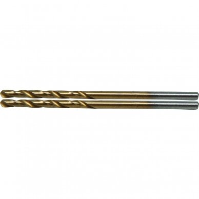 Grąžtai metalui HSS-G 2.5 mm, 2vnt. (2040-2.5)