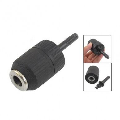 Grąžto griebtuvas be rakto, 2-13mm, 1/2"-20UNF ir SDS adapteriu (WA0213) 1