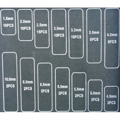 Grąžtų metalui komplektas | (HSS-Co / Inox ) Cobalt M35 | kobalto lydinys | 1.5 - 10 mm | 99 vnt. (DR397) 4