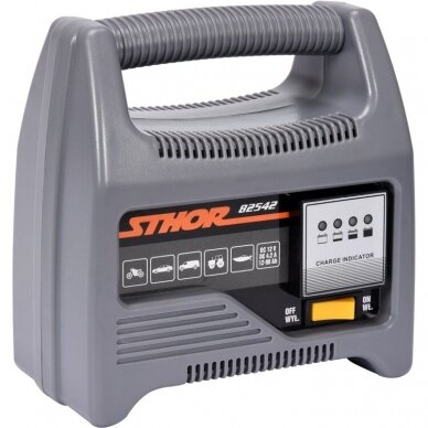 Įkroviklis STHOR 82542 | 12V | 6A | 90AH