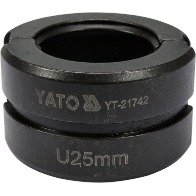Indėklas U 25 mm presavimo replėms YT-21735 (YT-21742)