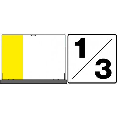 Įrankių dėklas 1/3, tuščias | nuo BGS 4125 (4125-1) 1