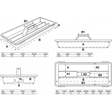 Įrankių dėžė su stalčiumi / priedas | BGS 2002 (2002-2) 8