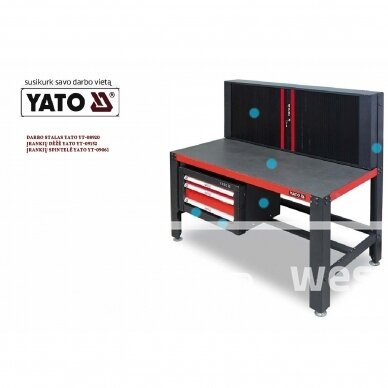 Įrankių dėžė YATO YT-09152 | 4 stalčiai 1
