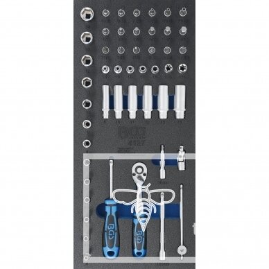 Įrankių spintelė BGS Technic 6061 | 7 stalčiai | 120VNT. 2