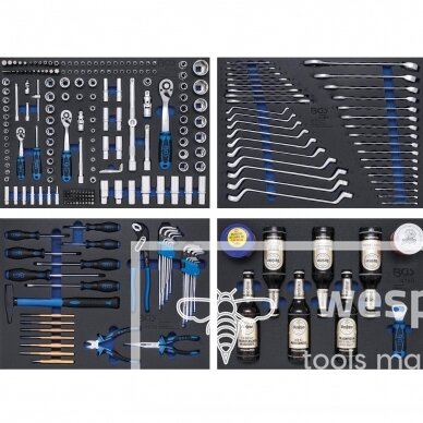 Įrankių spintelė BGS Technic 4106 | 8 stalčiai | 263VNT. 5