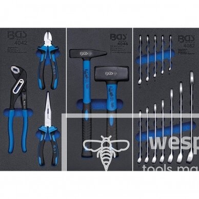 Įrankių spintelė BGS Technic 4140 | 7 stalčiai | 209VNT. 2
