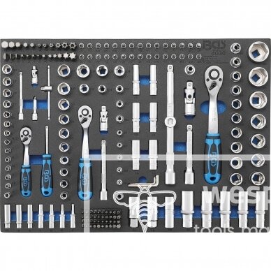 Įrankių spintelė BGS Technic 6077 | 7 stalčiai | 354VNT. 1