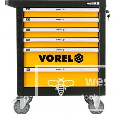 Įrankių spintelė VOREL 58540 | 6 stalčiai | 177VNT. 1