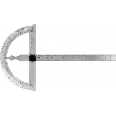 Kampo matuoklis / matlankis su liniuote | 150x120 mm (YT-72140)