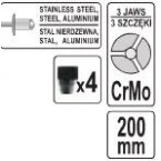 Kniediklis nerūdyjančio plieno kniedėms | 2,4-4,8 mm (YT-36012) 1