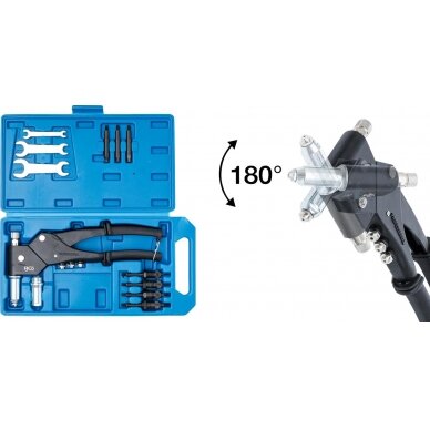 Kniediklis srieginėms ir standartinėms kniedėms | daug padėčių (438) 4