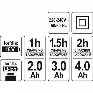 Kroviklis YATO YT-828498 | 2.2 A | 18V | CE 3