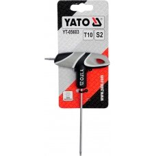 L tipo atsuktuvas TORX su rankena T10 (YT-05603)