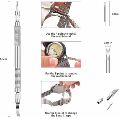 Laikrodžio remonto rinkinys | 24 viename (WR24) 13