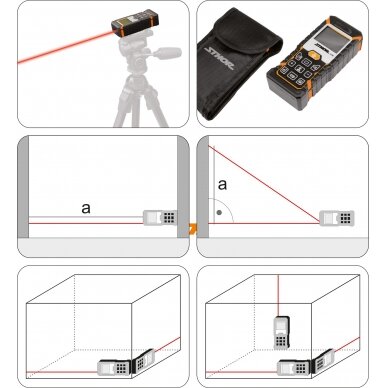 Lazerinis atstumo matuoklis | 0.05-40 m (81790) 4