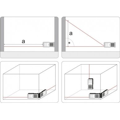 Lazerinis atstumo matuoklis | 0,2-100 m (81795) 4