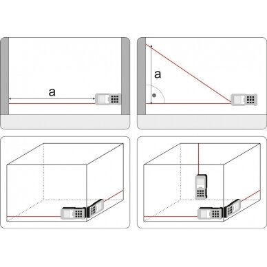 Lazerinis atstumo matuoklis | 0,2-50 m (81791) 4