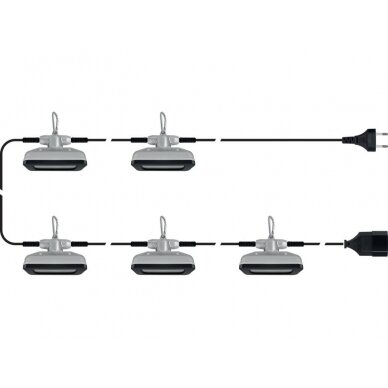 Lempų prožektorių rinkinys | 5X600LM, 15,4 m (82861)