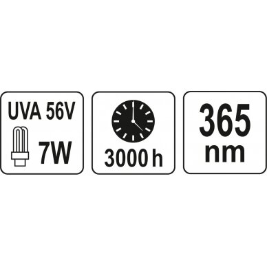 Lemputė nuo vabzdžių | UVA 56V/7W | 67012, 67013, 67014 lempoms (67019) 4