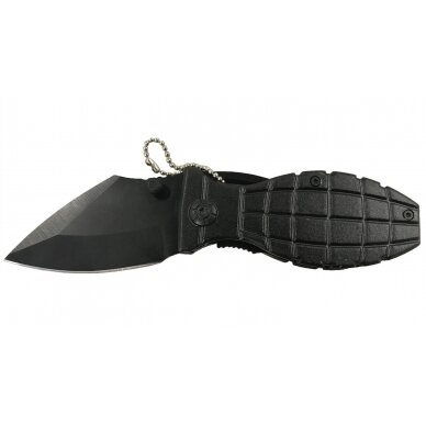 Lenktinis peilis | rankena aliuminis su juoda apdaila | 15.5 cm (FK6B) 1