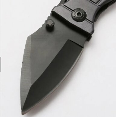 Lenktinis peilis | rankena aliuminis su juoda apdaila | 15.5 cm (FK6B) 2