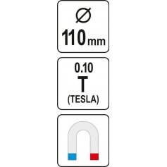 Magnetinė lėkštutė/lentyna | 110 mm (YT-08304) 3