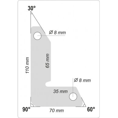 Magnetiniai laikikliai suvirinimo darbams | Tipas L | 32 kg / 2 vnt. (YT-08723) 3
