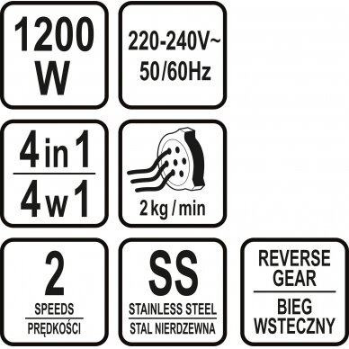 Mėsmalė | 1200W | 4 - viename (67901) 12