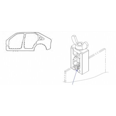 Mini suvirinimo spaustuvų rinkinys kėbuliniams ir kt. darbams 4 vnt (ND2206) 3