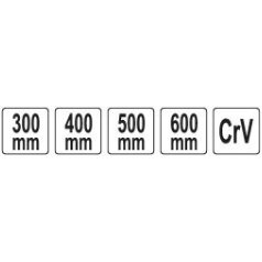 Montiruočių rinkinys | 300 - 400 - 500 - 600 mm | 4 vnt. (1548) 6