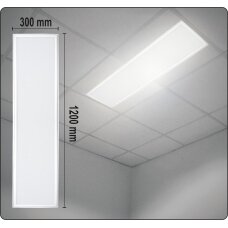 Patalpų šviestuvas  LED 40W 2800LM 300x1200x15mm (YT-81947)