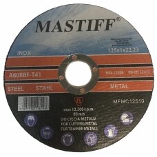 Pjovimo diskas metalui | 125x1.0x22,23 (A60TBF-10)