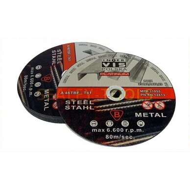 Pjovimo diskas metalui | 230x2x22,23 (A46TBF-23) 1
