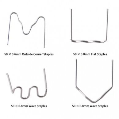 Plastiko remonto sistema / Karšto segiklio plastiko suvirinimo rinkinys (HSW40) 8