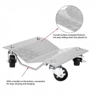 Platformų ratams komplektas WD2-1500 | 680KG | 2VNT. 7