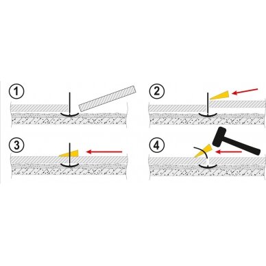 Plytelių išlyginimo sistema | 100 pleištų +300 klipsų (04692) 4