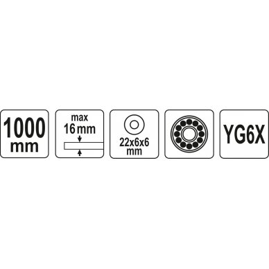 Plytelių pjaustymo staklės | 1000 mm (YT-37052) 3