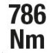 Pneumatinis smūginis veržliasukis | 12,5 mm (1/2") | 786 Nm (3279) 5