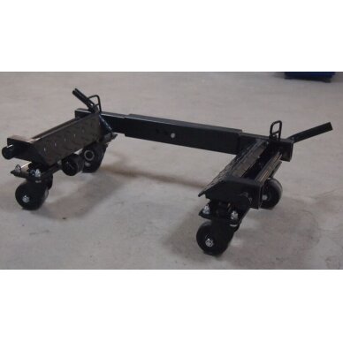 Pozicionavimo vežimėlis | 2x800 kg | 14"-23"/ 300 mm padangoms | 1600 kg / 2 vnt. (PJ800) 1