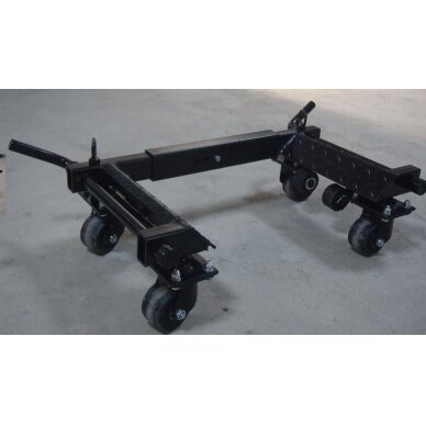 Pozicionavimo vežimėlis | 2x800 kg | 14"-23"/ 300 mm padangoms | 1600 kg / 2 vnt. (PJ800)