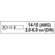 Replės 180 mm, 5 rūšių antgaliams (YT-2256) 8