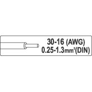 Replės laidams | 160 mm | 0,25-1,3 mm (YT-2266) 8