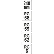 Replės anteniniams konektoriams | rg6-rg62 (YT-2298) 2