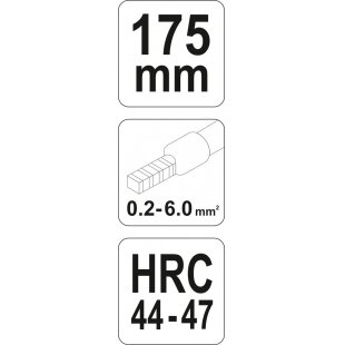 Replės jungčių užspaudimui | 0,2 - 6mm² (YT-2305) 2